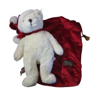 Cheesecake Factory Christmas Plush Herrington Teddy Bear in Red Bag